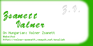zsanett valner business card